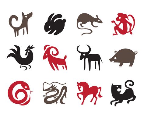 Zodiac Stencils, Chinese Zodiac Tattoo, Astrology Compatibility Chart, Astrology Signs Dates, New Year Art, Chinese Tattoo, Portfolio Template Design, Astrology Compatibility, Chinese Astrology