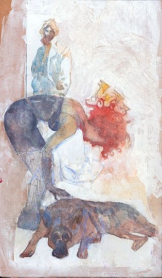 .. Delirium Sandman, Delirium Of The Endless, Watercolor Comic, Dream Morpheus, Dream Of The Endless, Comic Painting, Bill Sienkiewicz, Quill And Ink, Art Gouache