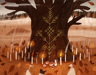 Arte Folk, Witch Art, Folk Tales, Freelance Illustrator, Samhain, Yule, Book Illustration, In The Woods, Aesthetic Art