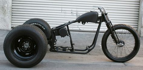 N332 OG DRAG STYLE TRIKE WITH 23 AND FAT BACK TIRES - Malibu Motorcycle Works Motorcycle Trike Kits, Trike Harley, Corvette Wheels, Trike Kits, Thousand Oaks California, Custom Built Motorcycles, Harley Davidson Artwork, Custom Trikes, Adult Tricycle