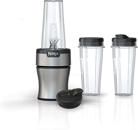 Includes 20 oz. Ninja To-Go Cups, twist on a Spout Lid Travel Jar, Personal Blender, Ninja Blender, Smoothie Makers, Smoothie Blender, Portable Blender, Smoothie Ingredients, Crushed Ice, Frozen Drinks