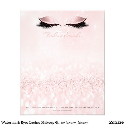 Watermark Eyes Lashes Makeup Girly Name Monogram Flyer Girly Name, Eyes Lashes, Makeup Eyelashes, Lashes Makeup, Pink Gifts, White Gifts, Style Ideas, Diy Gift, Eyelashes