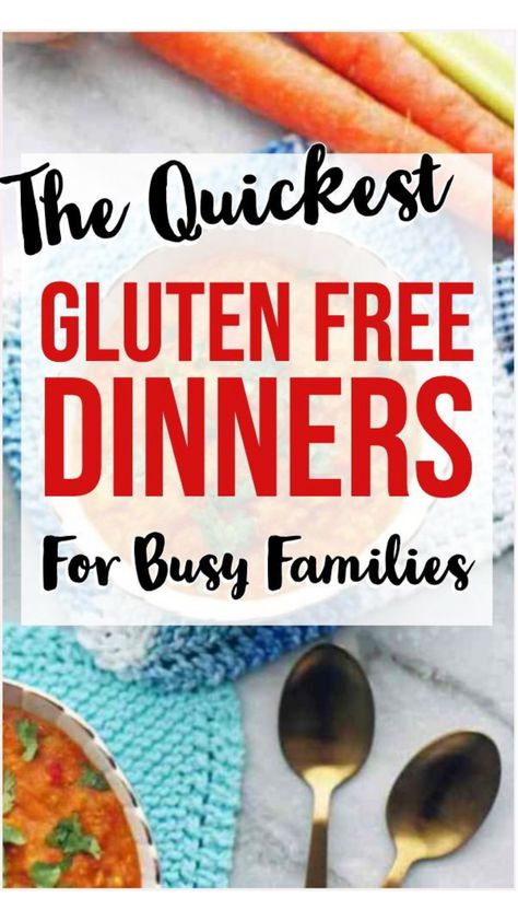 25 Quick Gluten Free Dinners For Busy Families. These meals are easy to make for any busy night. They are also dairy free and many are vegan. Easy Dairy Gluten Free Dinner, Yeast Free Dinner Recipes, Easy Healthy Gf Dinner Recipes, Gf Df Meals Easy Recipes, Quick Gluten And Dairy Free Meals, Good Gluten Free Meals, Easy Gf Meals For Dinner, Gluten Free Large Group Meals, Gluten Free Dairy Free Family Dinners