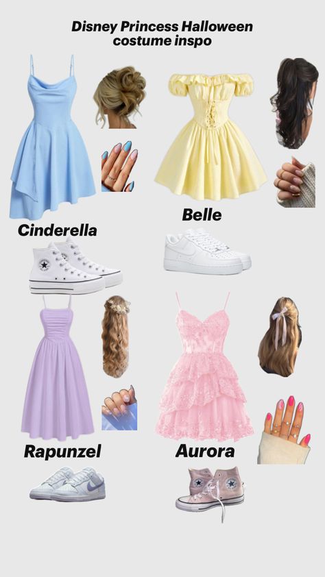 Halloween Costumes Pretty, Halloween Costumes Trendy, Cute Easy Halloween Costumes, Disney Princess Halloween Costumes, Fun Halloween Outfits, Cute Group Halloween Costumes, Classy Halloween Costumes, Matching Halloween Costumes, Disney Themed Outfits