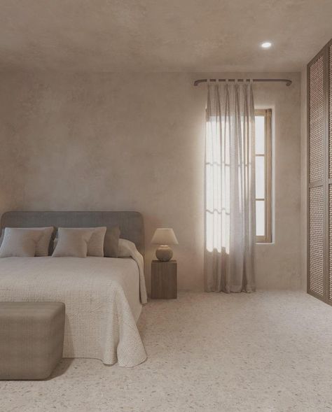 Bedroom Limewash, Limewash Bedroom, Beige And Grey Bedroom, Limewash Walls, Beautiful Bedroom Designs, Gym Room At Home, Bedroom Updates, Beige Bedroom, Bedroom Closet Design