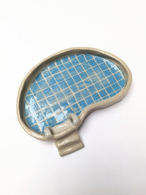 Pool Trinket Dish, Clay Pool Tray, Clay Swimming Pool, Pool Tray, Mini Swimming Pool, Tin Pots, Mini Pool, Diy Air Dry Clay, Air Dry Clay Projects