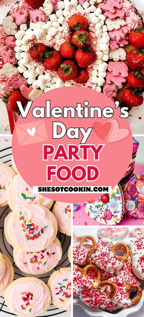 Get ready for the perfect Valentine's Day party with irresistible treats like festive Valentine's puppy chow, sweet and salty Valentine's chocolate pretzels, and a stunning Valentine's charcuterie board filled with love-themed goodies to impress your guests! Valentines Charcuterie Board Sweets, Kids Valentines Party Food, Day Party Food Ideas, S Charcuterie Board, Reese Peanut Butter Pie, Valentines Party Food, Cake Ball Recipes, Rum Cake Recipe, Pretzel Treats