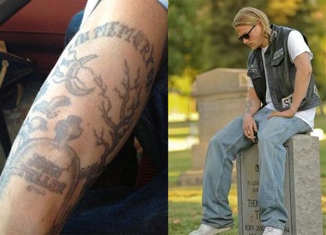 Jax Teller Tattoo Jax Teller Tattoos, Left Arm Tattoo, Sons Of Anarchy Tattoo, Sons Of Anarchy Characters, Anarchy Tattoo, Jackson Teller, Jax Sons Of Anarchy, Gemma Teller, Crow Flying