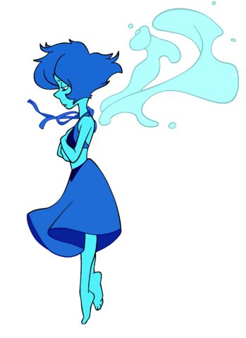 Lapis Lazuli is a blue gem and was the main antagonist of the Steven Universe Season 1A Finale episodes Mirror Gem and Ocean Gem, later serving as one of the tetragonist. She was later rescued by the Gems in Gem Drill and she now lives in the barn with Peridot and is now an ally to the Crystal Gems and Steven. She eventually left Earth and took the barn with her in "Raising the Barn". However in the Season 5 half-hour special, "Reunited", Lapis returns to Earth to aid Steven and the Crystal... Steven Universe Lapis Lazuli, The Crystal Gems, Lapis Lazuli Steven Universe, Steven Universe Lapis, Lapis And Peridot, Pearl Steven, Steven Universe Drawing, Steven Universe Characters, Steven Universe Gem