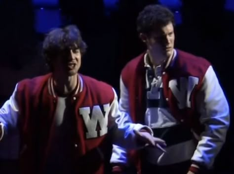 Ram Sweeney And Kurt Kelly, Kurt Kelly Heathers Musical, Ram Sweeney Heathers, Kurt And Ram Heathers, Kurt X Ram, Heathers Halloween Costume, Ram Sweeney, Wyatt Core, Ram Aesthetic