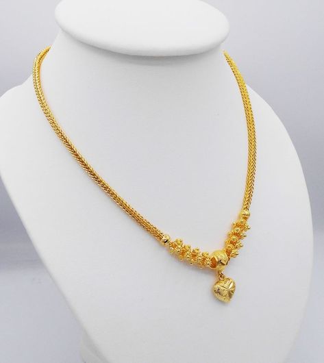 Best Gold Chain For Women, Women Necklace Gold, 24 Grams Gold Necklace Designs, Gold Necklace Women Simple, Necklaces Gold Design, Gold Chain With Pendant Simple, Gold Dokiya Design, Latest Gold Chain Designs For Women, Gold Chain Jewelry Women