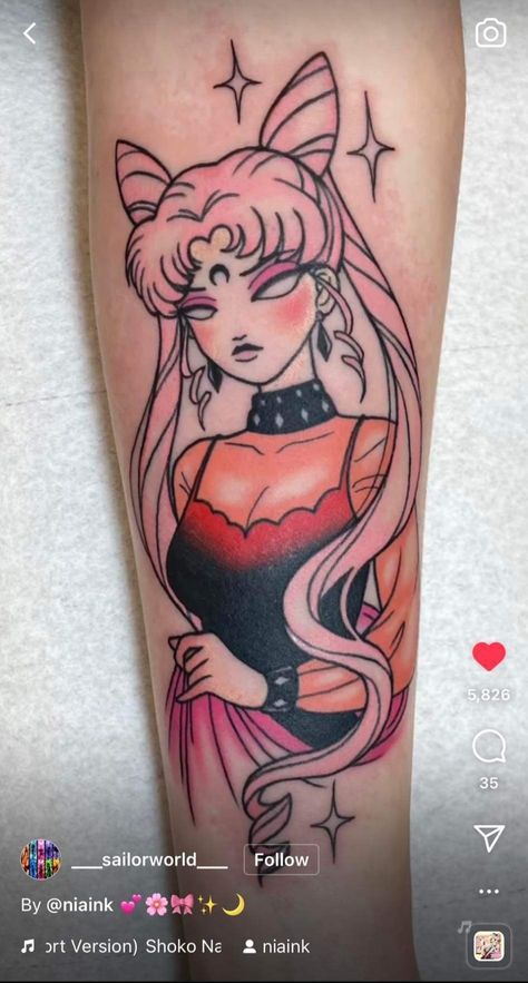 Dark Lady Tattoo, Black Lady Tattoo, Lady Tattoo, Tattoo Anime, Black Lady, Different Tattoos, Body Jewelry Piercing, Flower Tattoo Designs, Sailor Moon