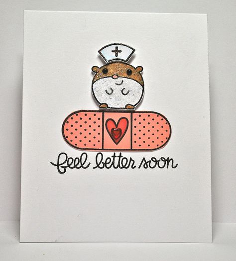 Feel Better Cards, Feel Better Soon, Prayer Blanket, National Best Friend Day, Get Well Wishes, Paper Smooches, Get Well Cards, Hamsters, Watercolor Cards