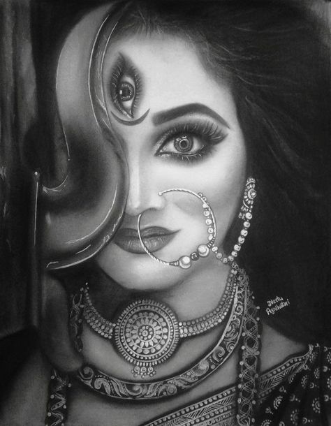 Navratri Pencil Sketch, Ma Durga Drawing Sketch, Maa Durga Drawing Sketch Realistic, Kali Mata Sketch, Ma Durga Sketch, Durga Mata Sketch, Mataji Sketch, Durga Maa Drawing Pencil, Navratri Drawing Sketch