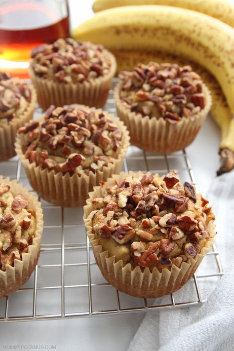 Gluten-Free Banana Nut Muffins (5 Minute Prep) Gluten Free Banana Nut Muffins, Paleo Banana Nut Muffins, Gf Cupcakes, Jar Cakes, Mini Pavlovas, Nut Muffins, Keto Treats, Banana Nut Muffins, Apple Cinnamon Muffins