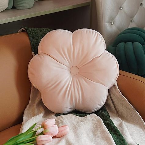 Floor Seating Cushions, Flower Room Decor, Pillow For Couch, Flower Throw Pillows, Floor Seating, Soft Cute, Pillows Flowers, Cute Pillows, Flower Pillow