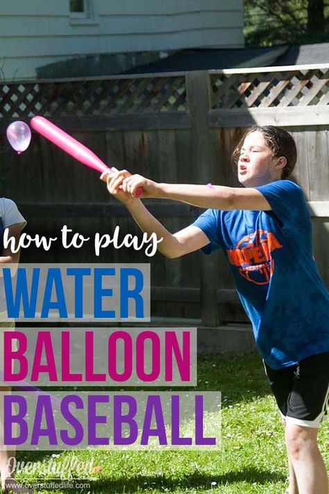 Water Balloon Games, Outdoor Water Games, Free Summer Activities, Balloon Games, Backyard Activities, Water Games For Kids, Fun Summer Activities, Water Day, Water Games