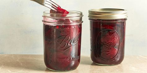 Pickled beets are easy to make when you use this classic home canning recipe. Freshly cooked beets are canned in a brine made with sugar, pickling salt and vinegar so you can enjoy fresh-tasting beets all year-round. Beet Pickles, Canning Veggies, Pickled Beets Recipe, Beets Recipe, Avocado Bread, Ball Canning, Pickled Cucumbers, Canning 101, Pickling Salt