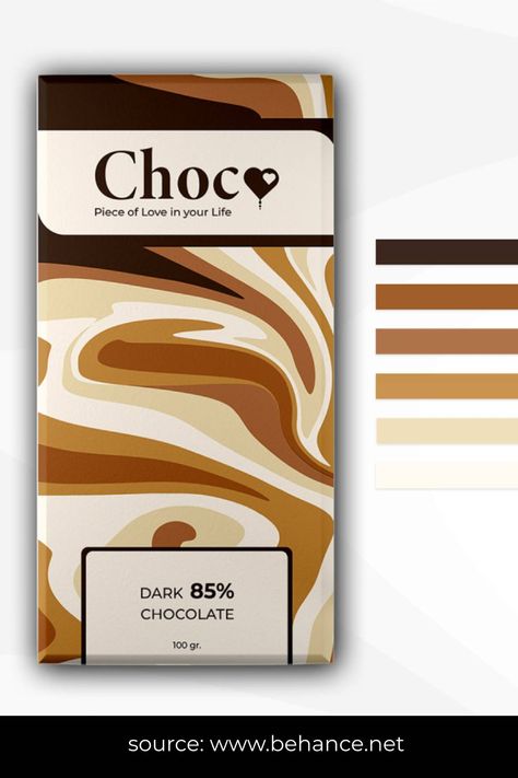 Choco Chocolate Label Design Chocolate Label Design, Chocolate Bar Brands, Chocolate Label, Chocolate Box Packaging, Luxury Brand Packaging, Chocolate Bar Design, Bar Branding, Choco Chocolate, Galaxy Chocolate