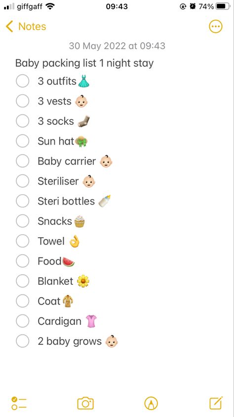 Baby Packing List, Travel Packing Checklist, Packing Checklist, Blanket Coat, 1st Night, 2nd Baby, Stay The Night, Travel Packing, Baby Grows