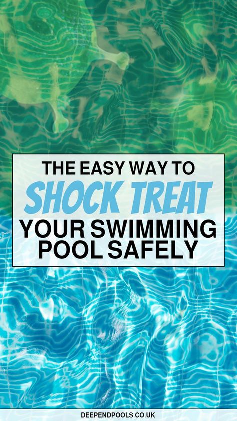 Do you want to shock treat your swimming pool safely? Read this guide to make sure you're shock treating your pool correctly ✔️ #SwimmingPool #PoolSafety #PoolChemicals #ShockTreatment #FiClor Pool Shock For Cleaning, Borax In Swimming Pool, Homemade Swimming Pools, Pool Cleaning Tips, Homemade Pools, Simple Pool, Swimming Pool Chemicals, Pool Shock, Pool Care