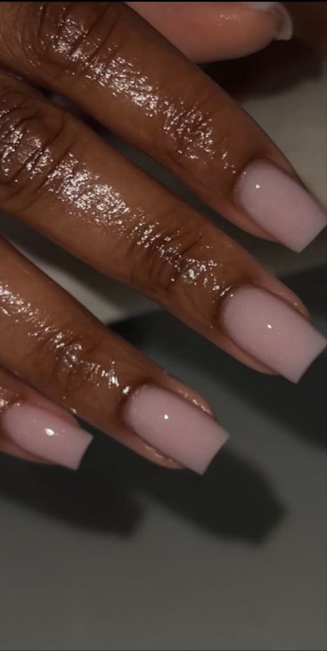 Nails that are simple for everyday use Simple Natural Looking Nails, Trendy Acrylic Nails Coffin Short Simple, Basic Nails Black Women, Basic Color Nails Acrylic, Nails Design Ideas For Wedding, Simple Nail Styles For Short Nails, Plain Jane Nails, Classy Full Set Nails, Nail Ideas With Natural Nails