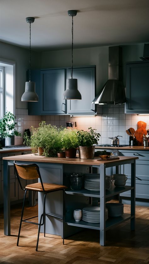 Transform your kitchen into a functional haven with a stunning herb garden in IKEA style! Featuring the TORNVIKEN island and ODGER chair, this design showcases the practical KUNGSFORS rail system for easy access to your favorite herbs. Enhance your dining experience with FÄRGKLAR dinnerware under soft, inviting under-cabinet lighting. Discover how to create a vibrant atmosphere that inspires culinary creativity. Ready to elevate your space? Click for tips and ideas! #IKEAStyle #HerbGarden #KitchenInspo #HomeDecor #FunctionalDesign #CulinaryCreativity #InteriorStyling Ikea Tornviken, Odger Chair, Ikea Style, Cottage House, Pattern Sewing, Blouse Pattern Sewing, Under Cabinet Lighting, Under Cabinet, Cabinet Lighting