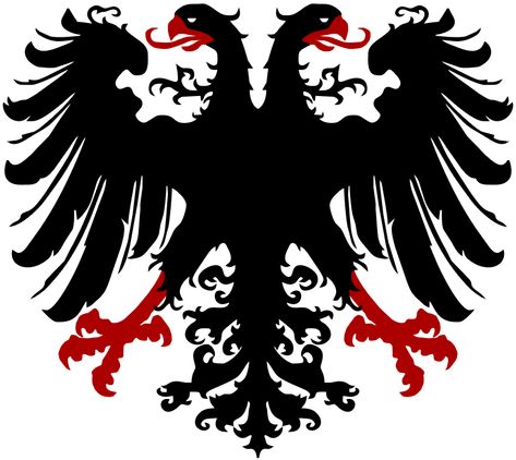 Eagle of the Holy Roman Empire Empire Wallpaper, Imperiul Roman, Historical Flags, Double Eagle, Double Headed Eagle, Germany Flag, Holy Roman Empire, Empire Romain, German Flag