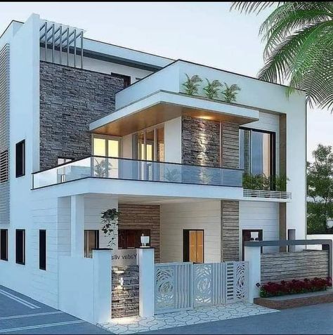 Indian House Exterior Design, Modern Bungalow House Design, House Outer Design, House Roof Design, Small House Front Design, Modern Small House Design, Small House Design Exterior, Building House Plans Designs, Architectural Design House Plans