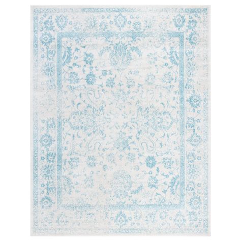 SAFAVIEH Adirondack Dakota Rustic Shabby Chic Distressed Rug - Bed Bath & Beyond - 9720467 Light Blue Rug, Lodge Style, Rustic Shabby Chic, Rustic Lodge, Dorm Room Decor, Traditional Area Rugs, Contemporary Area Rugs, Distressed Rugs, Area Rugs For Sale