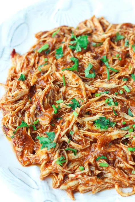 Spicy Mexican Chicken Recipes, Mexican Shredded Chicken Stovetop, Shredded Chicken Sauce, Spicy Shredded Chicken Tacos, Quick And Easy Shredded Chicken Recipes, Shredded Mexican Chicken Recipes, Shredded Chicken Tacos Stove Top, Mexican Shredded Chicken Instant Pot, Mexican Shredded Chicken Recipes