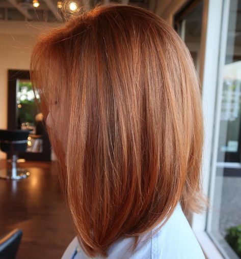 50 On-Trend Bob Haircuts for Fine Hair in 2020 - Hair Adviser Long Bob Haircuts Red Hair, Log Bob Haircut, Red Long Bob Hairstyles, Choppy Long Bob Hairstyles, Long Red Bob, Red Lob Haircut, Long Bob Haircuts Straight, Red Hair Medium Length, Long Bob Red Hair