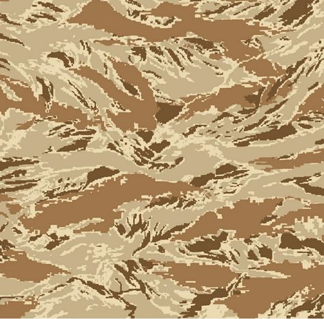 Digital Desert Tiger Stripe Camouflage Tiger Stripe Camouflage, Tiger Camouflage, Tiger Stripe Camo, Camouflage Pattern Design, Desert Camouflage, Military Pins, Ghost Recon, Camouflage Outfits, Camo Patterns