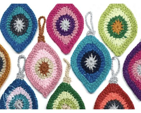 Crocheted Ornaments, Crochet Christmas Ornaments Free, Crochet Holiday, Crochet Ornament Patterns, Crocheted Christmas, Crochet Angel, Confection Au Crochet, Crochet Xmas, Tutorial Ideas