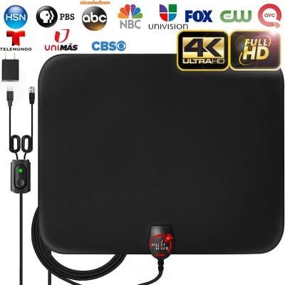 Best TV Antennas for Streaming Local Channels (Indoor & Outdoor) Long Range Tv Antenna, Outdoor Hdtv Antenna, Outdoor Tv Antenna, Digital Antenna, Hdtv Antenna, Tv Antennas, Portable Tv, Signal Booster, Outdoor Tv