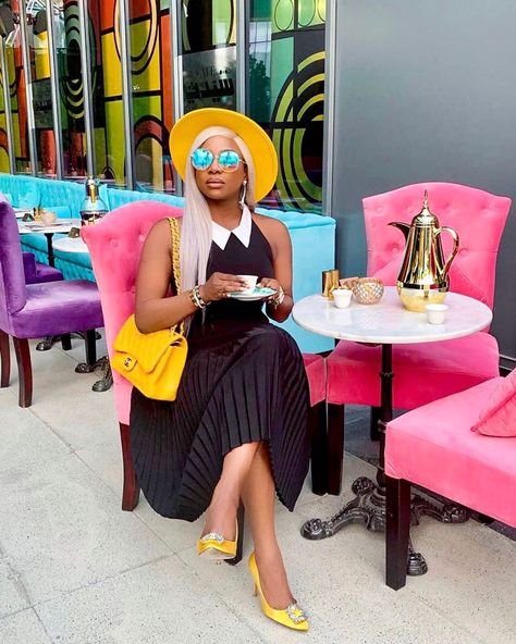 Chioma Goodhair Dresses, Chioma Goodhair, Afternoon Tea, Style Icons, Maxi Skirt, Fashion Outfits, My Style, Dresses, Instagram