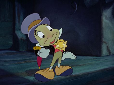 Jiminy Cricket Pinocchio 1940, Zodiac Sign Quiz, Pinocchio Disney, Disney Poster, Walter Elias Disney, Jiminy Cricket, Disney Bear, Roger Rabbit, Disney Nerd