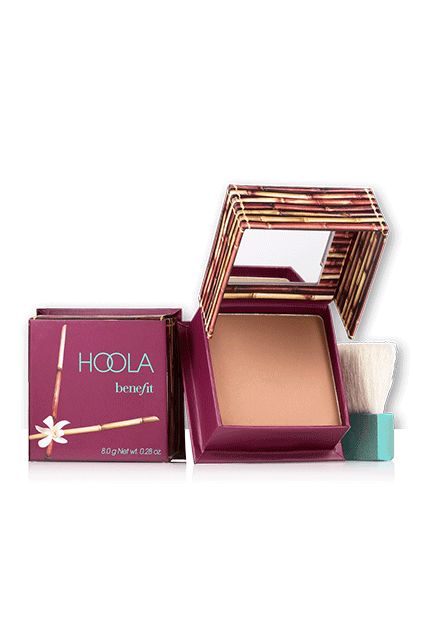 These Beauty Buys Will Get You SO Many Compliments #refinery29 http:/Benefit Hola Matte Bronzer /www.refinery29.com/favorite-makeup-staples#slide-3 Benefit Hoola Bronzer, Contour Powder, Benefit Hoola, Best Bronzer, Hoola Bronzer, Tanning Tips, Matte Bronzer, Bronzing Powder, Powder Makeup