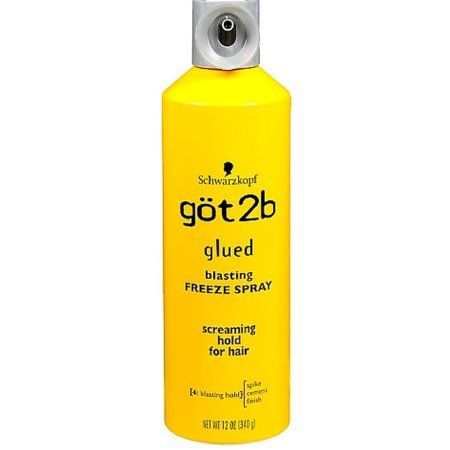 got2b Glued Blasting Freeze Spray 12 oz (Pack of 2) Best Hairspray, Got2b Glued, Schwarzkopf Got2b, Frozen Hair, Cute Wigs, Beauty Makeover, Makeover Tips, Shine Spray, Hair Washing