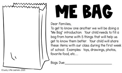 All About Me Letter To Parents, Me Bags First Day Of School, First Day Of School Letter To Parents, First Grade Get To Know You Activities, 2nd Week Of Preschool Activities, Get To Know Me Preschool Activities, First Week Of School Ideas 1st Grade, First Day Of Homeschool Activities, Preschool Get To Know You Activities