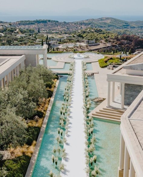 Everything You Need to Know When Booking Amanzoe Resort in Greece for Your Destination Wedding Greece Resorts, Wedding Color Ideas, Destination Wedding Locations, Greek Wedding, Greece Wedding, Destination Wedding Venues, Bucket List Destinations, Island Resort, Wedding Mood