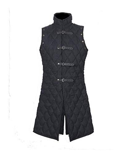 Medieval Clothing Men, Medieval Gambeson, Chainmail Shirt, Armor Vest, Sleeveless Outfit, Medieval Costume, Suit Of Armor, Medieval Clothing, Medieval Fashion