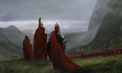 ArtStation - The Red Army, Robbie McSweeney Asoiaf Art, Fantasy Battle, Fantasy Setting, Fantasy Places, Wow Art, Red Army, Fantasy Concept Art, Fantasy Warrior, High Fantasy