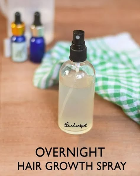 Homemade Overnight Hair Growth Spray Homemade Hair Shampoo, Homemade Hair Conditioner, Overnight Hair Growth, Overnight Hair, Hair Growth Spray, Overnight Hairstyles, Hair Growth Secrets, Vitamins For Hair Growth, Diy Sprays