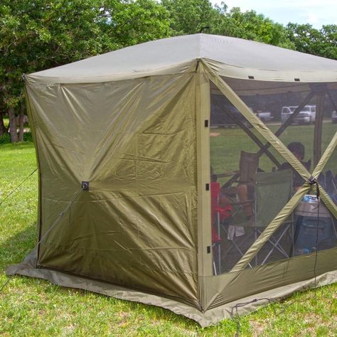 QuickSet Clam Traveler Portable Outdoor Gazebo   3 Wind Panels #campinghikingfootwearaccessories Sun Panels, Camping Gazebo, Portable Canopy, Screen Tent, Tent Stakes, Shelter Tent, Canopy Shelter, Gazebo Canopy, Outdoor Gazebos