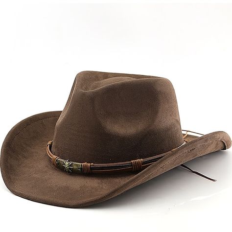 Saison:Toutes les Saisons; Pour:Homme; Style:Mode,18ème siècle,État du Texas; Type de Chapeau:Chapeau de soleil,Chapeau Fedora Trilby,Chapeau de cowboy; Occasion:Le thème de la fête,du quotidien; Matériau:Laineux; Fonction:Cosplay,Ecran Solaire; Motif:Couleur unie / unie; Désign:Le style rétro; Première page:FF; Date de l'annonce:10/11/2024; Circonférence de la tête:56-58 Hat Fedora, Mens Sun Hats, Chapeau Cowboy, Trilby Hat, State Of Texas, Retro Mode, Black Camel, Plain Color, Mode Vintage