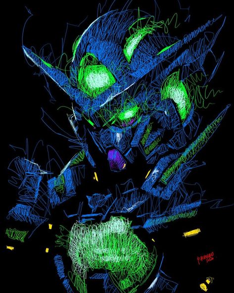 Scribble Of Gundam Exia Gundam Exia Wallpapers, Gundam 00 Wallpapers, Gundam Wallpapers Iphone, Gundam Face, Exia Gundam, Gundam Illustration, Gundam Tutorial, Gundam Exia, Mobile Suit Gundam 00