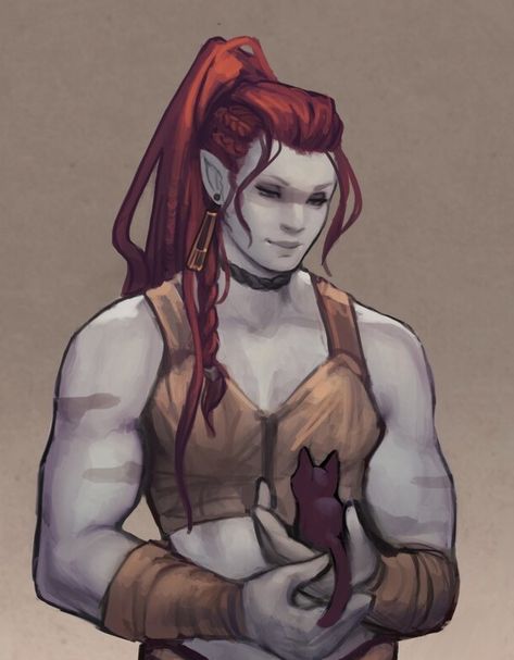 Female Drow Barbarian, Goliath Barbarian Female Dnd, Air Genasi Barbarian, Tiefling Barbarian Woman, Dnd Female Goliath, Goliath Dnd Woman, Buff Lady Character Design, Half Orc Barbarian Female Dnd, Goliath Character Art