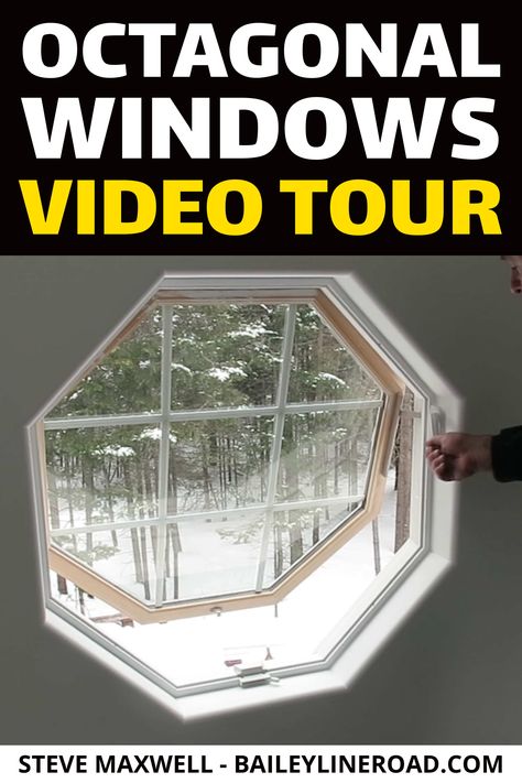 There are probably thousands of window manufacturers in the world, but not many make high-quality octagon, round or oval #windows. Octagonal Window, Oval Windows, Octagon Window, Specialty Windows, Attic Windows, Craftsman Modern, Window Manufacturers, Garage Room, Room Addition