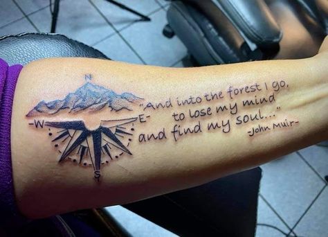 National Park Tattoo Sleeve, National Parks Tattoo Ideas, National Park Tattoos, National Parks Tattoo, National Park Tattoo Ideas, National Park Tattoo, Moutain Tattoos, Brother Tattoo, Thigh Sleeve